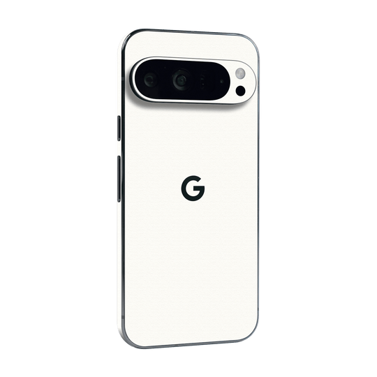 Google Pixel 9 Pro XL Luxuria Daisy White Matt 3D Textured Skin Wrap Sticker Decal Cover Protector by QSKINZ | qskinz.com