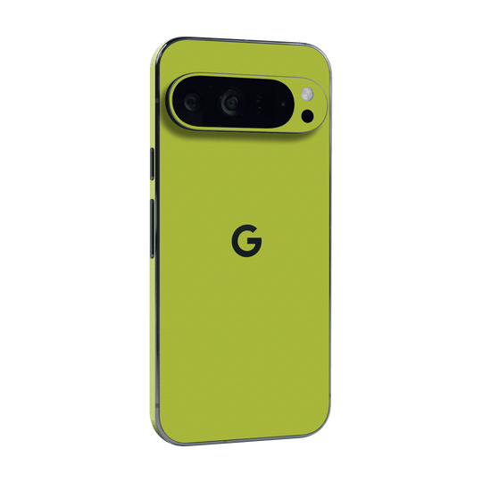 Google Pixel 9 Pro XL Luxuria Lime Green Matt 3D Textured Skin Wrap Sticker Decal Cover Protector by QSKINZ | qskinz.com