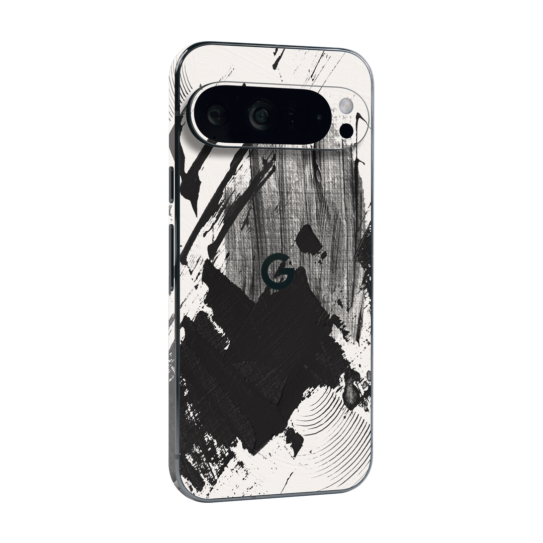 Google Pixel 9 Pro XL Print Printed Custom SIGNATURE Black and White Madness Skin Wrap Sticker Decal Cover Protector by QSKINZ | qskinz.com