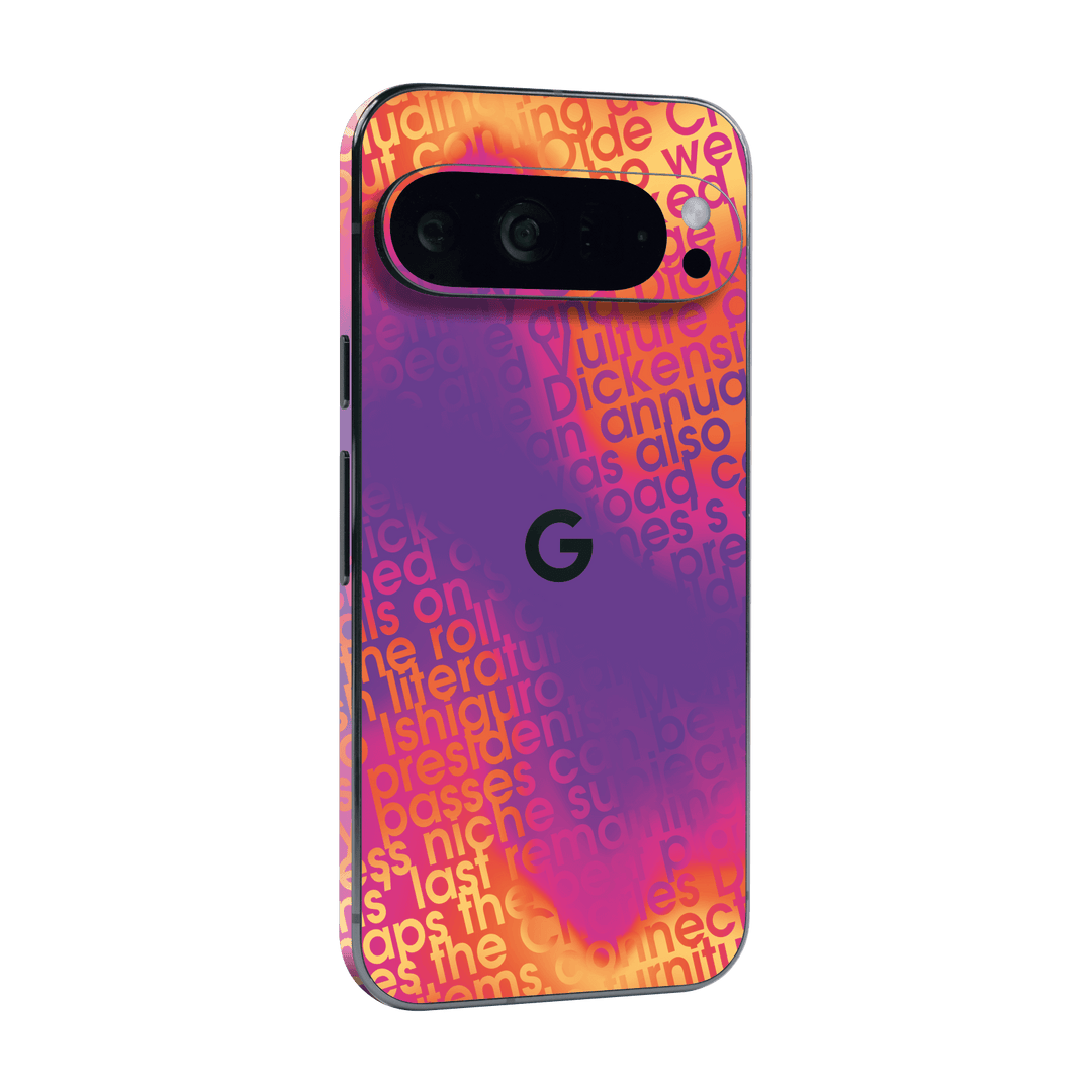 Google Pixel 9 Pro XL Print Printed Custom SIGNATURE Inferno Swirl Gradient Skin Wrap Sticker Decal Cover Protector by QSKINZ | QSKINZ.COM