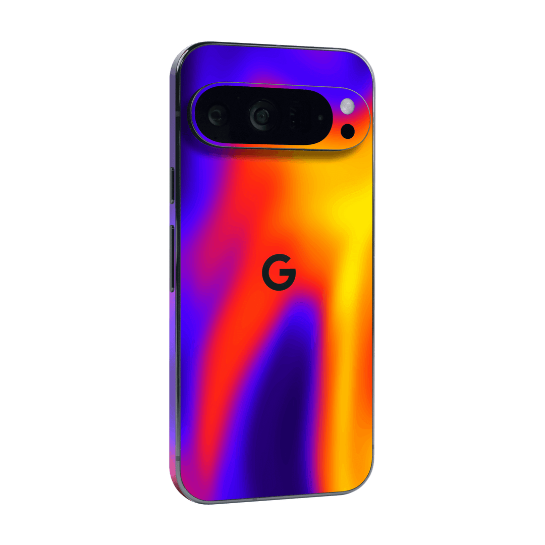 Google Pixel 9 Pro XL Print Printed Custom SIGNATURE Infrablaze Infrared Thermal Neon Skin Wrap Sticker Decal Cover Protector by QSKINZ | QSKINZ.COM