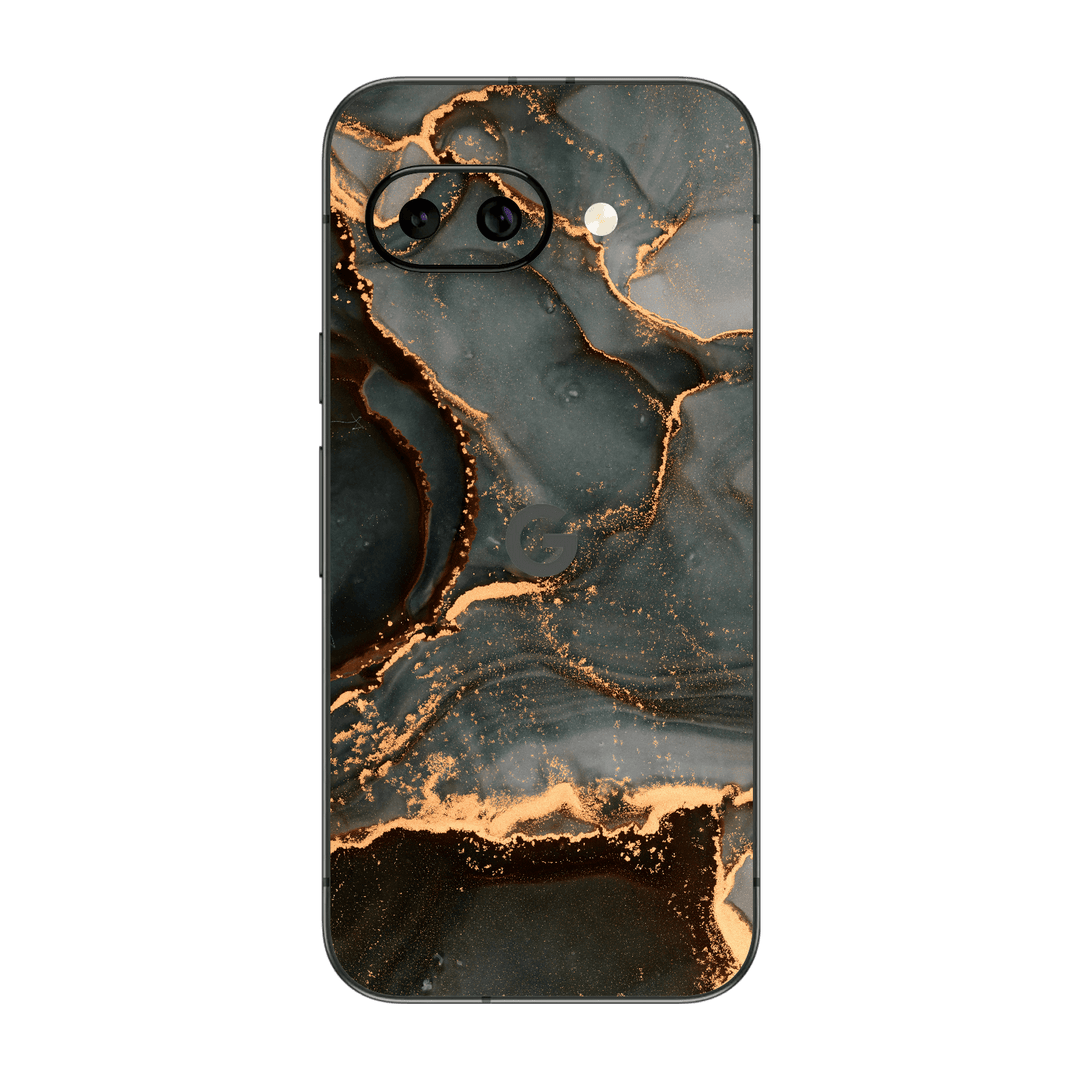 Google Pixel 9a Print Printed Custom SIGNATURE AGATE GEODE Deep Forest Skin, Wrap, Decal, Protector, Cover by QSKINZ | qskinz.com
