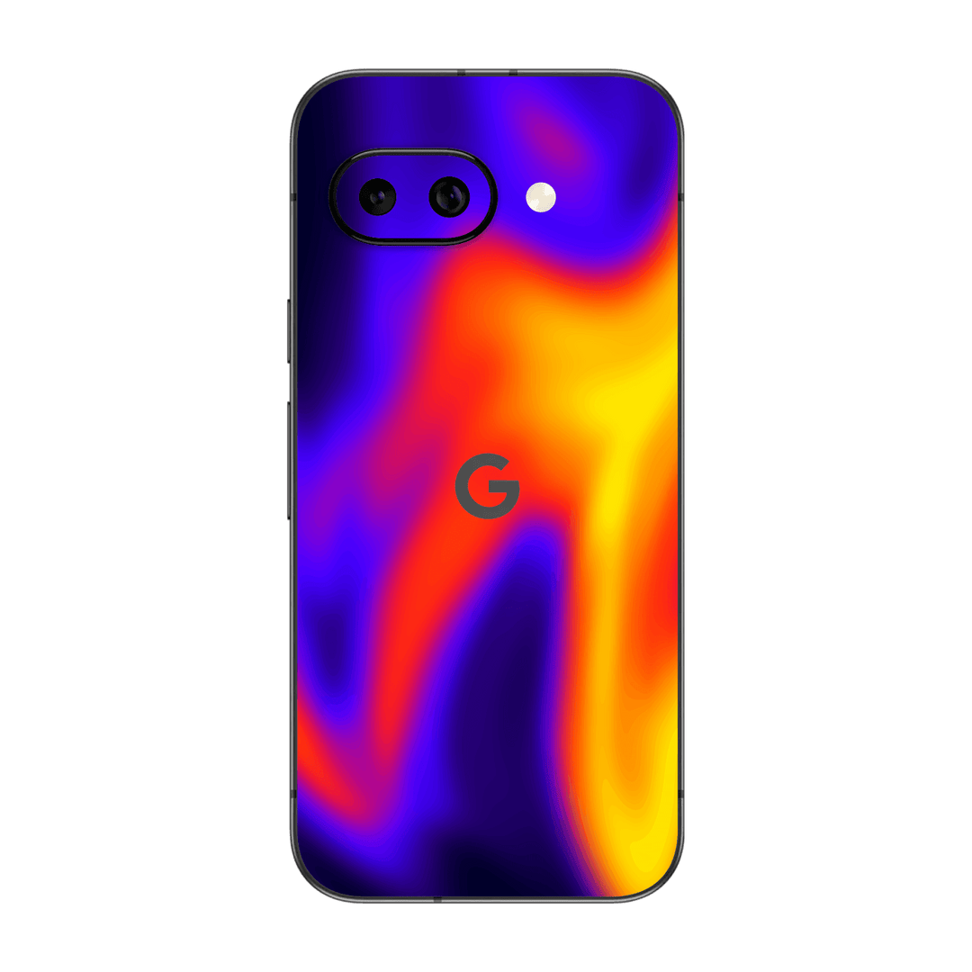 Google Pixel 9a Print Printed Custom SIGNATURE Infrablaze Infrared Thermal Neon Skin Wrap Sticker Decal Cover Protector by QSKINZ | QSKINZ.COM
