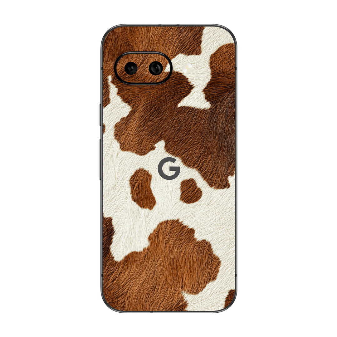 Google Pixel 9a Print Printed Custom SIGNATURE MOO Cow Print Cowhide Skin Wrap Sticker Decal Cover Protector by QSKINZ | QSKINZ.COM
