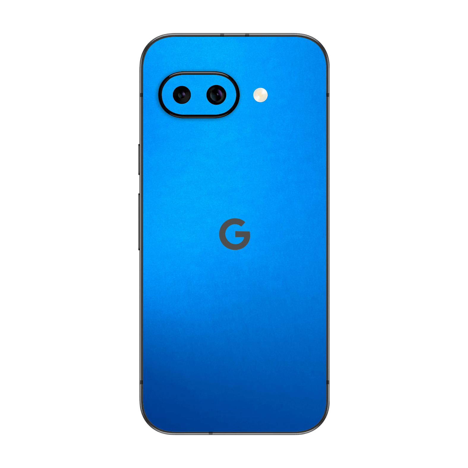 Google Pixel 9a Satin Blue Metallic Matt Matte Skin Wrap Sticker Decal Cover Protector by QSKINZ | qskinz.com
