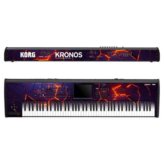 Korg Kronos 2 Music Workstation (88 keys) Jordan Rudess Collection The CORE Skin, Wrap, Decal by Keyskinz | qskinz.com