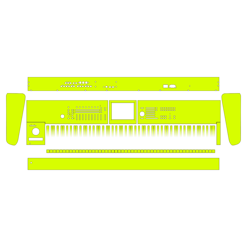 KORG Kronos 2 Music Workstation (88 keys) SIGNATURE Flux Fusion Skin