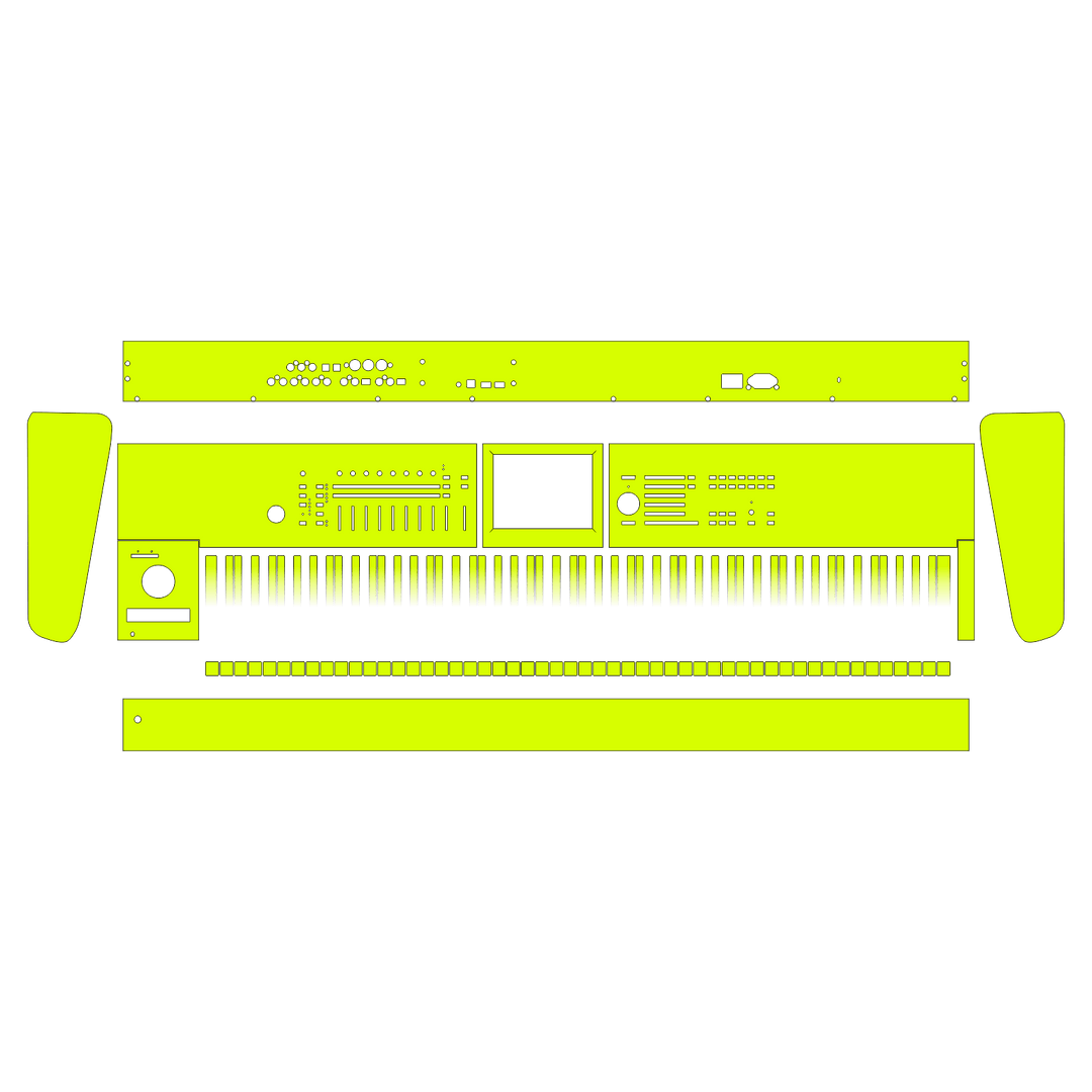 KORG Kronos 2 Music Workstation (88 keys) Jordan Rudess - The Core Skin