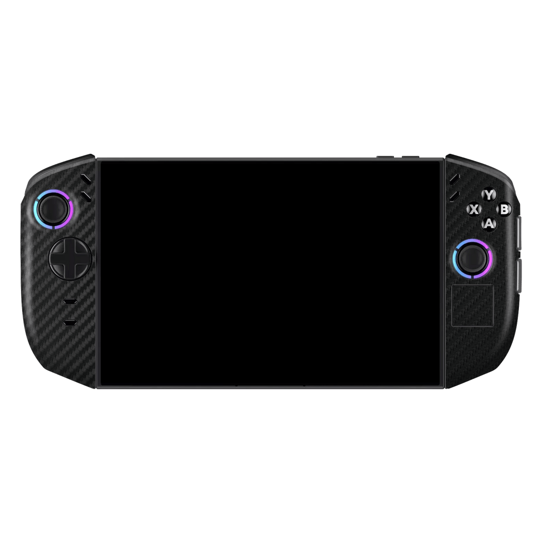 Lenovo Legion GO 2 Black 3D Textured Carbon Fibre Fiber Skin Wrap Sticker Decal Cover Protector by QSKINZ | qskinz.com