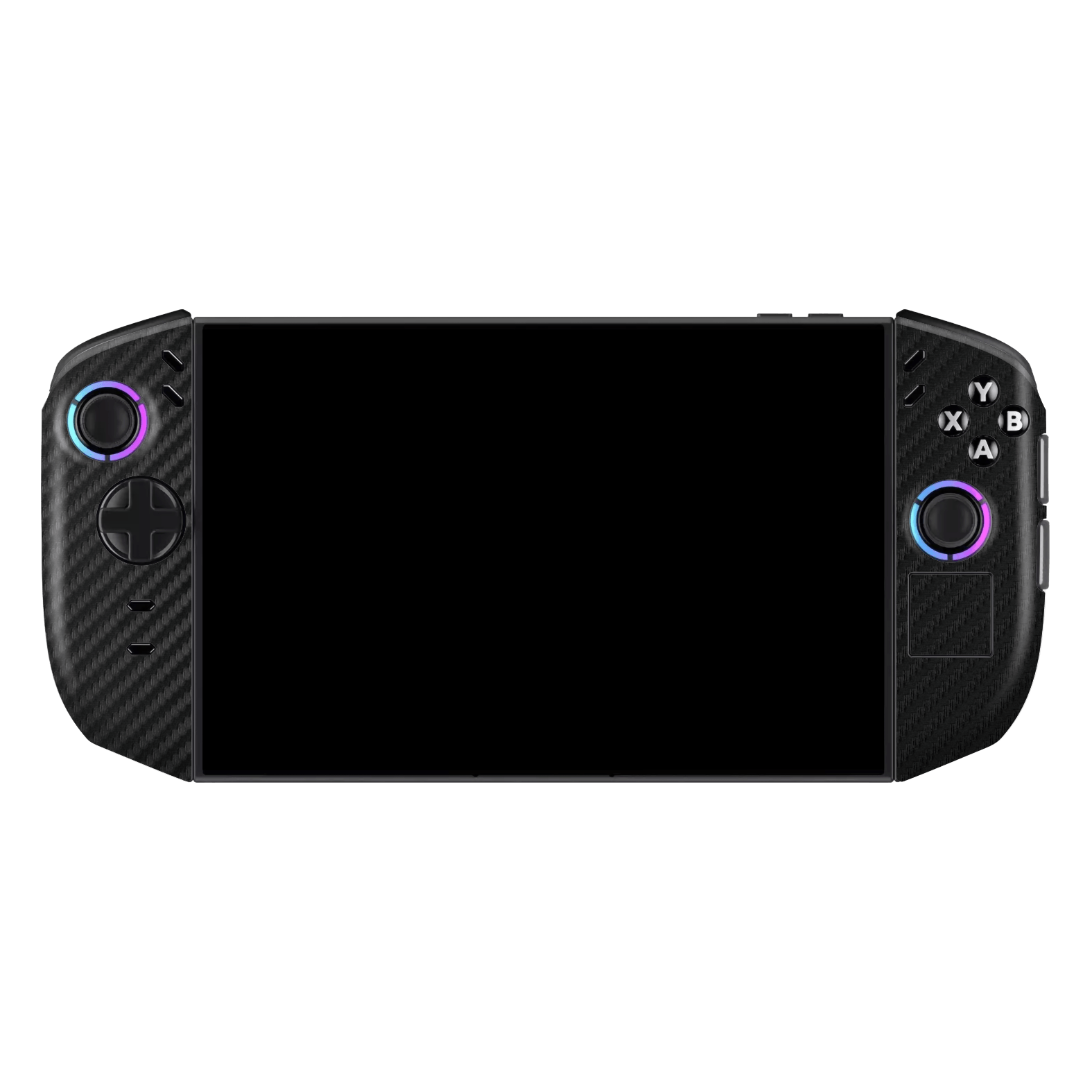 Lenovo Legion GO 2 Black 3D Textured Carbon Fibre Fiber Skin Wrap Sticker Decal Cover Protector by QSKINZ | qskinz.com