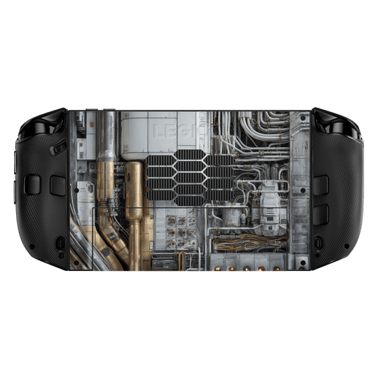 Lenovo Legion GO 2 Custom Printed SIGNATURE “Industrial Metal Pipes” Skin Wrap Sticker Decal Cover Protector by QSKINZ | QSKINZ.COM back