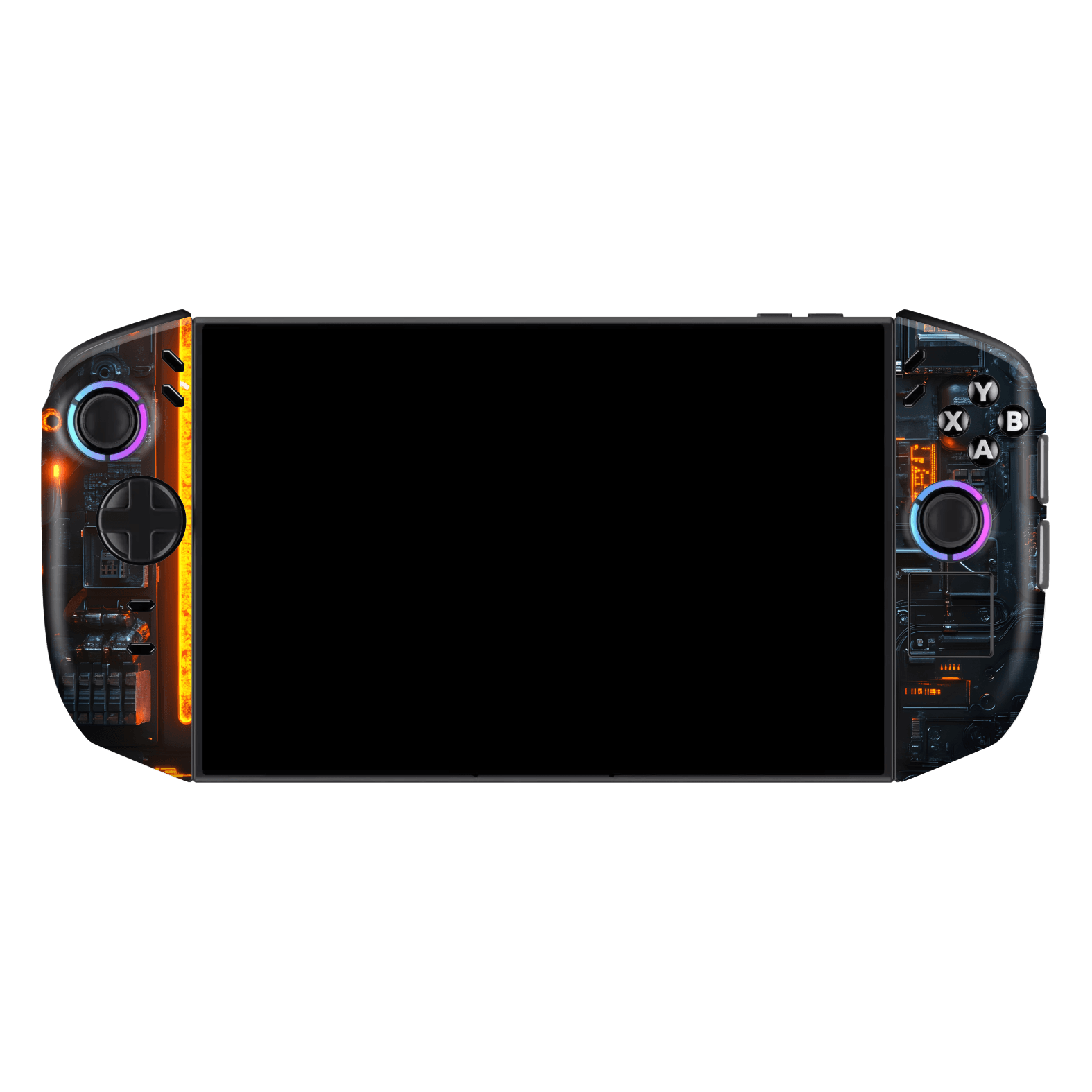 Lenovo Legion GO 2 Custom Printed SIGNATURE “Nexora” Orange Fire Technology Skin Wrap Sticker Decal Cover Protector by QSKINZ | QSKINZ.COM