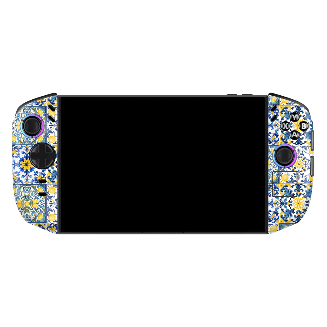 Lenovo Legion GO 2 Custom Printed SIGNATURE “Tile d’Amalfi Coast” Ceramic Skin Wrap Sticker Decal Cover Protector by QSKINZ | QSKINZ.COM