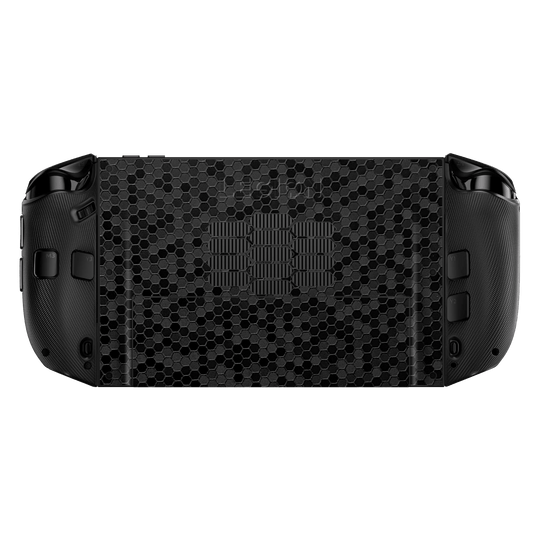 Lenovo Legion GO 2 Luxuria Black Honeycomb 3D Textured Skin Wrap Sticker Decal Cover Protector by QSKINZ | qskinz.com 2
