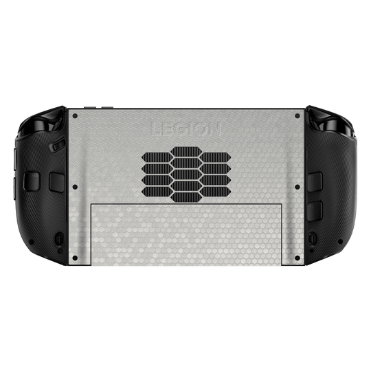 Lenovo Legion GO 2 Luxuria Silver Honeycomb 3D Textued Skin, Wrap, Cover, Protector by QSKINZ | qskinz.com back