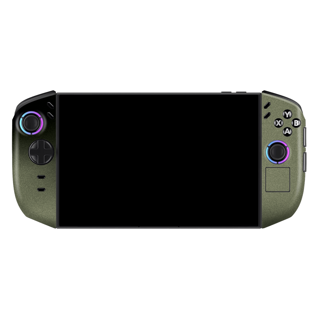 Lenovo Legion GO 2 Military Green Metallic Skin Wrap Sticker Decal Cover Protector by QSKINZ | qskinz.com