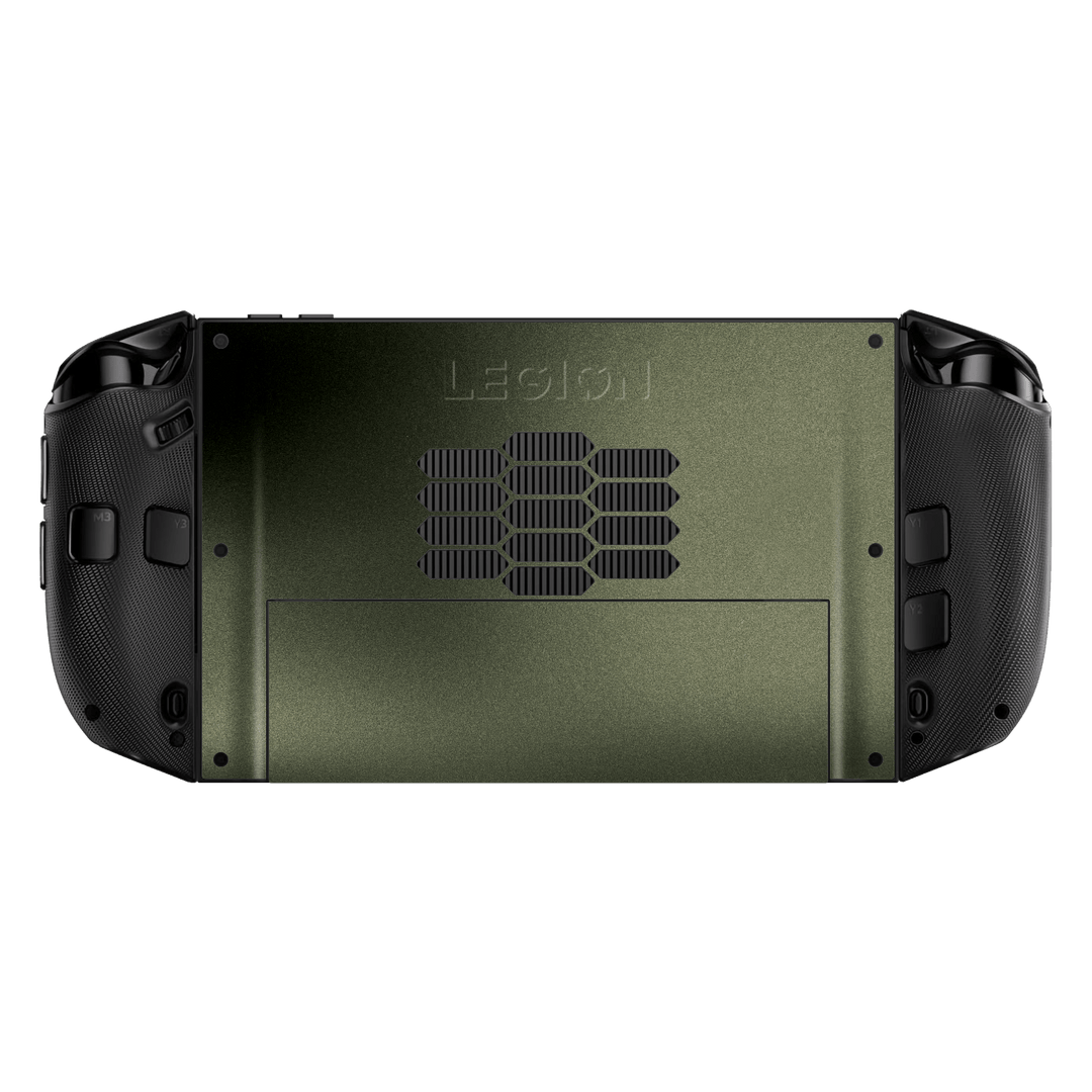 Lenovo Legion GO 2 Military Green Metallic Skin Wrap Sticker Decal Cover Protector by QSKINZ | qskinz.com back