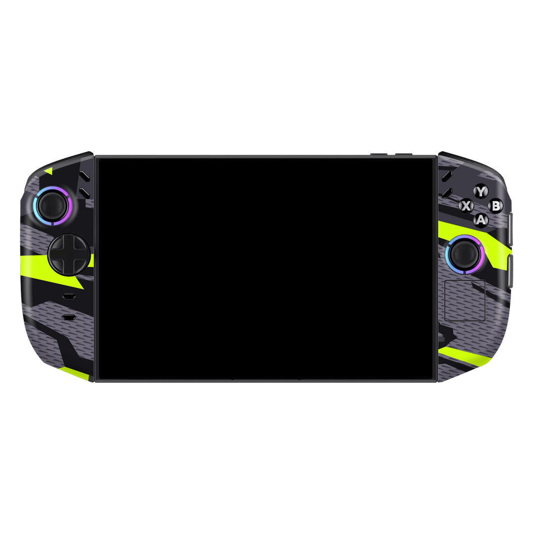 Lenovo Legion GO 2 Print Printed Custom SIGNATURE Abstract Green Camouflage Skin Wrap Sticker Decal Cover Protector by QSKINZ | qskinz.com