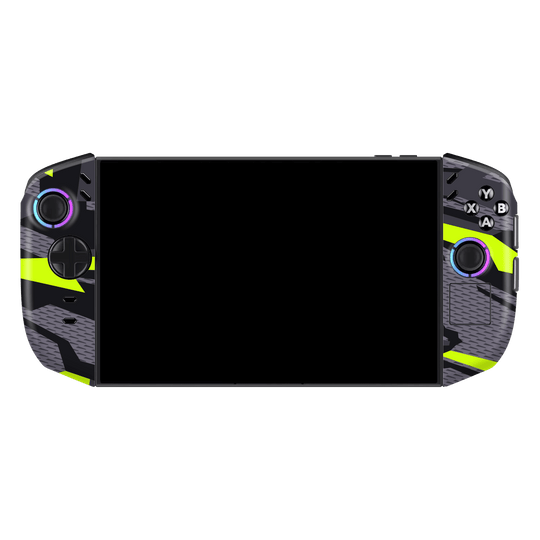 Lenovo Legion GO 2 Print Printed Custom SIGNATURE Abstract Green Camouflage Skin Wrap Sticker Decal Cover Protector by QSKINZ | qskinz.com