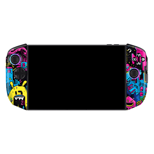 Lenovo Legion GO 2 Print Printed Custom SIGNATURE Arcade Rave Gaming Gamer Pixel Skin Wrap Sticker Decal Cover Protector by QSKINZ | QSKINZ.COM