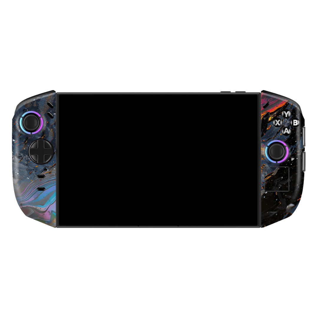 Lenovo Legion GO 2 Print Printed Custom SIGNATURE Aurora Auroria Stone Marble Rainbow Skin Wrap Sticker Decal Cover Protector by QSKINZ | QSKINZ.COM