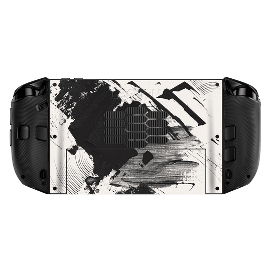 Lenovo Legion GO 2 Print Printed Custom SIGNATURE Black and White Madness Skin Wrap Sticker Decal Cover Protector by QSKINZ | qskinz.com back