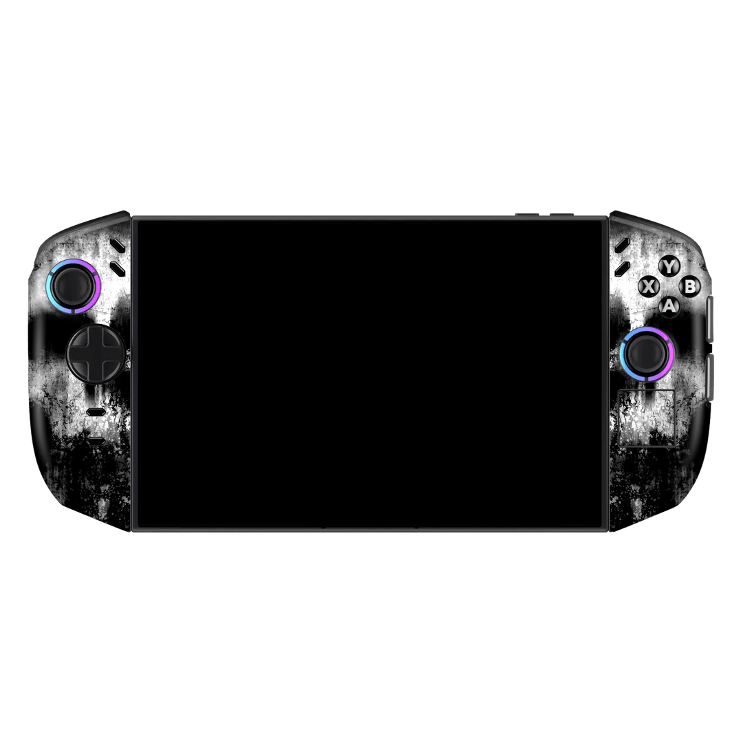 Lenovo Legion GO 2 Print Printed Custom SIGNATURE Horror Black & White SKULL Skin, Wrap, Decal, Protector, Cover by QSKINZ | qskinz.com