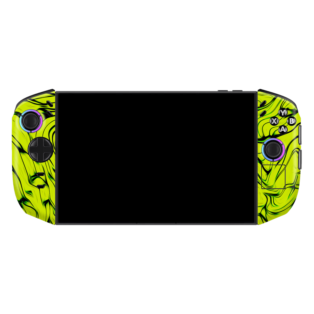 Lenovo Legion GO 2 Print Printed Custom SIGNATURE Hypnotic Green Electric Jade Skin Wrap Sticker Decal Cover Protector by QSKINZ | QSKINZ.COM