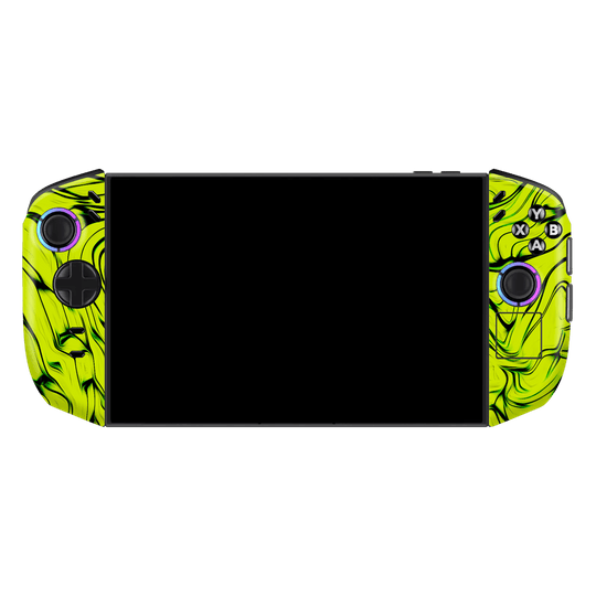Lenovo Legion GO 2 Print Printed Custom SIGNATURE Hypnotic Green Electric Jade Skin Wrap Sticker Decal Cover Protector by QSKINZ | QSKINZ.COM