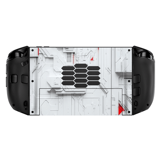 Lenovo Legion GO 2 Print Printed Custom SIGNATURE Interstellar White Spaceship Skin Wrap Sticker Decal Cover Protector by QSKINZ | QSKINZ.COM back