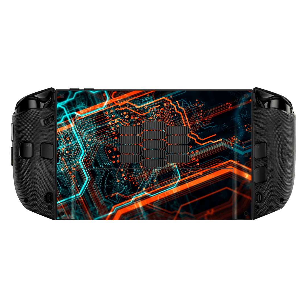Lenovo Legion GO 2 Print Printed Custom SIGNATURE NEON PCB Board Skin Wrap Sticker Decal Cover Protector by QSKINZ | qskinz.com back