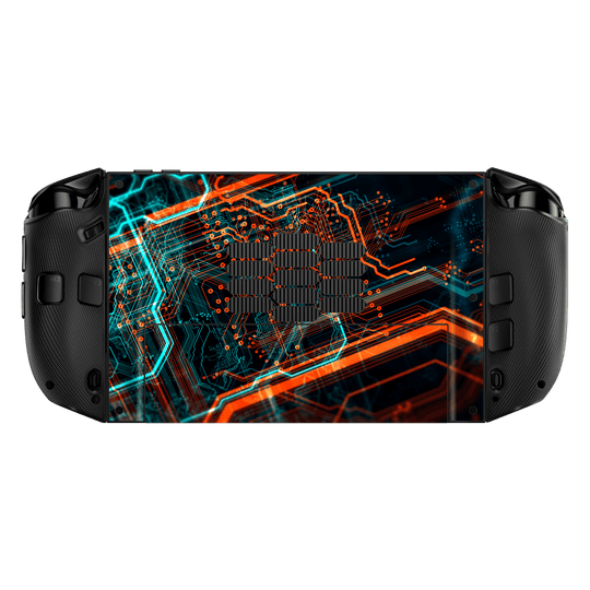 Lenovo Legion GO 2 Print Printed Custom SIGNATURE NEON PCB Board Skin Wrap Sticker Decal Cover Protector by QSKINZ | qskinz.com back