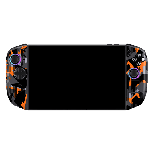 Lenovo Legion GO 2 Print Printed Custom SIGNATURE Sharp-Edged Orange Camo Camouflage Skin Wrap Sticker Decal Cover Protector by QSKINZ | qskinz.com