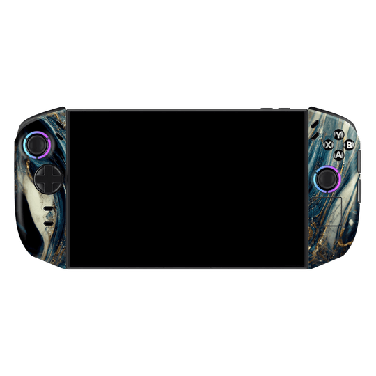 Lenovo Legion GO 2 Printed Custom SIGNATURE Agate Geode Naia Ocean Blue Stone Skin Wrap Sticker Decal Cover Protector by QSKINZ | qskinz.com