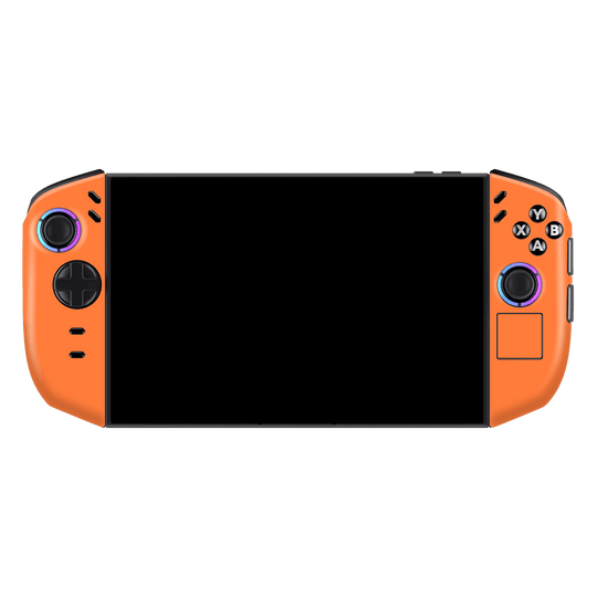 Lenovo Legion GO 2 Printed Custom SIGNATURE “Cosmic Orange” Vibrant Solid Orange Skin Wrap Sticker Decal Cover Protector by QSKINZ | QSKINZ.COM