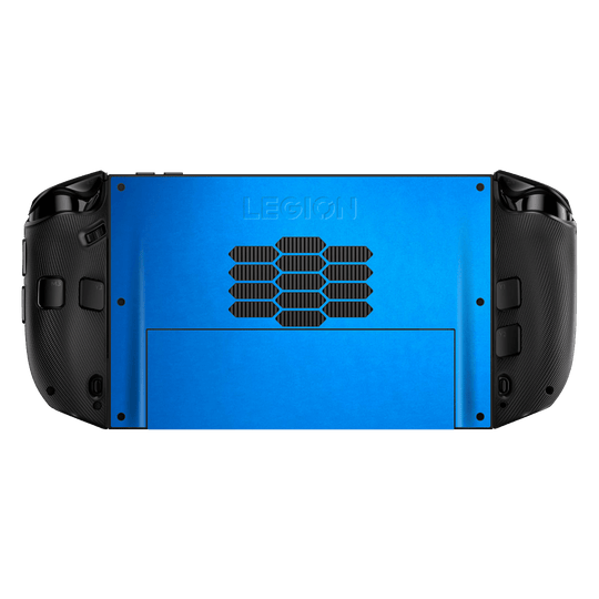 Lenovo Legion GO 2 Satin Blue Metallic Matt Matte Skin Wrap Sticker Decal Cover Protector by QSKINZ | qskinz.com back