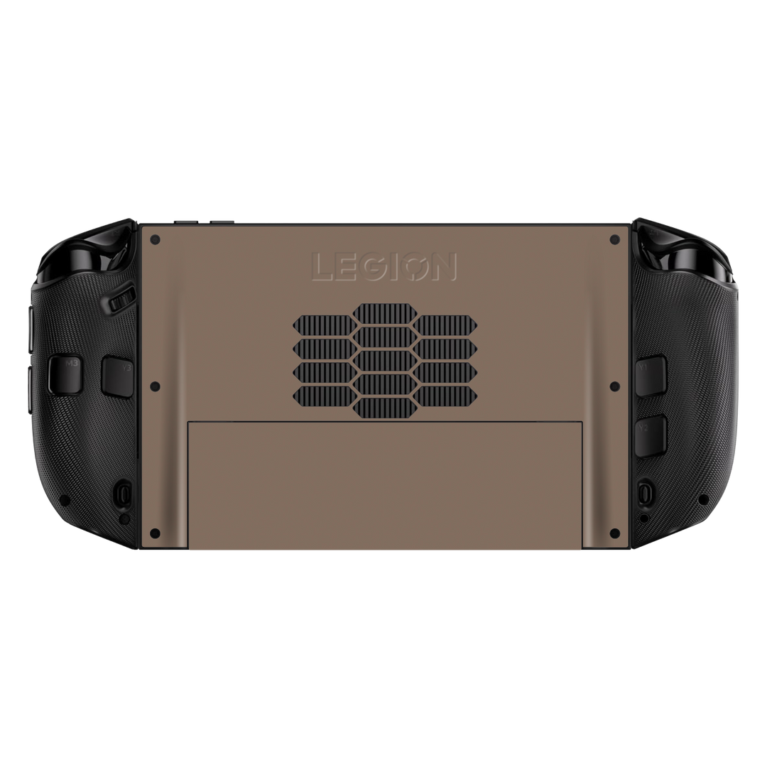 Lenovo Legion GO 2 Soft-Touch Matte StealthMatte Mocha Taupe Neutral Skin Wrap Sticker Decal Cover Protector by QSKINZ | qskinz.com back