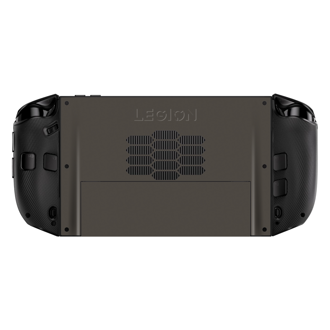 Lenovo Legion GO 2 Soft-Touch Matte StealthMatte Mystiq Dark Grey Skin Wrap Sticker Decal Cover Protector by QSKINZ | qskinz.com back 