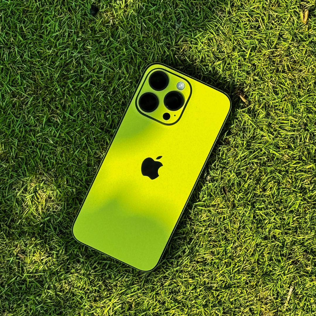 iPhone 14 Pro MAX Lime Green Skin, Wrap – Qskinz™ iPhone 14 Pro MAX Lime Green Skin, Wrap – Qskinz™
