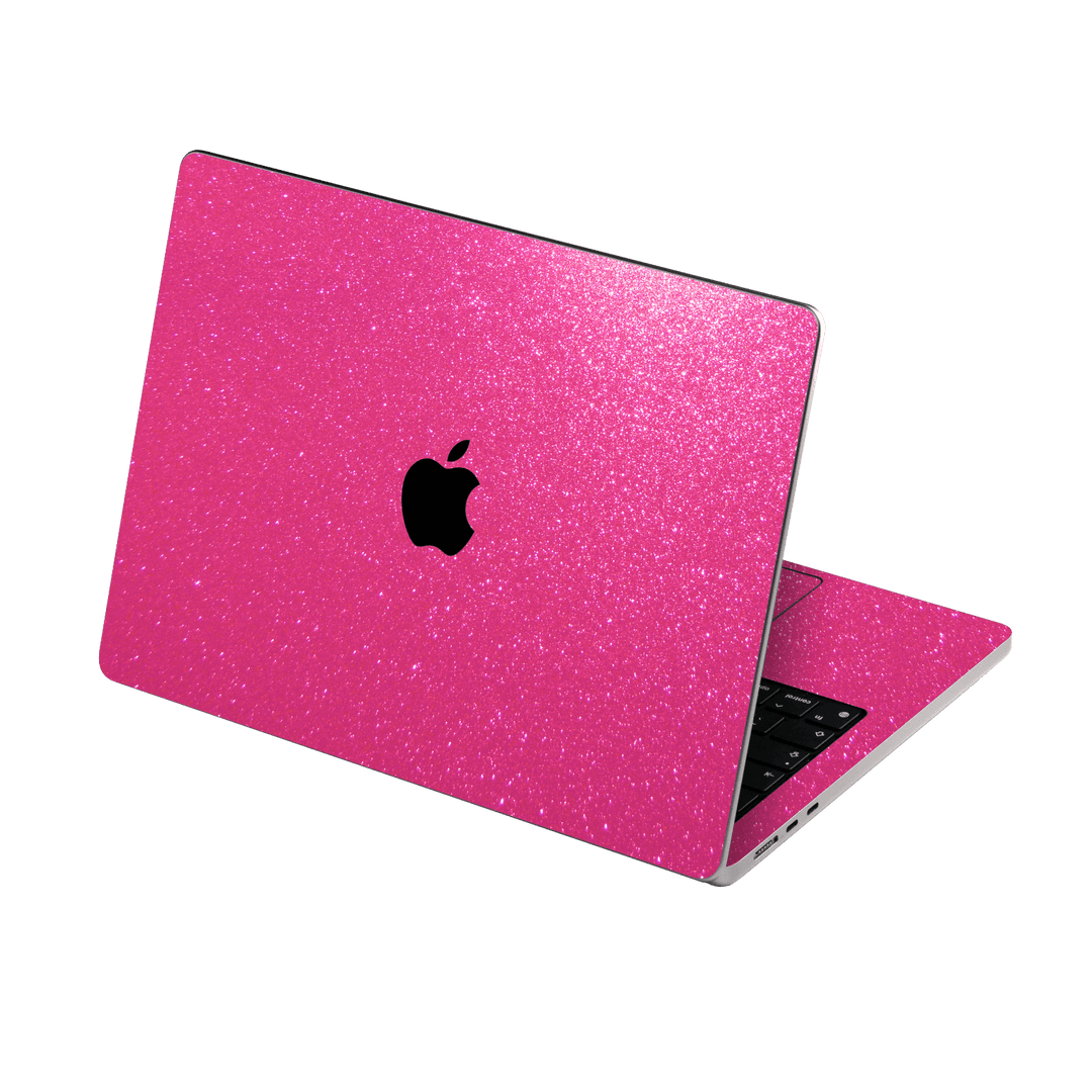 MacBook Air 13.6" (2022) Diamond Magenta Candy Shimmering Sparkling Glitter Skin Wrap Sticker Decal Cover Protector by EasySkinz | EasySkinz.com