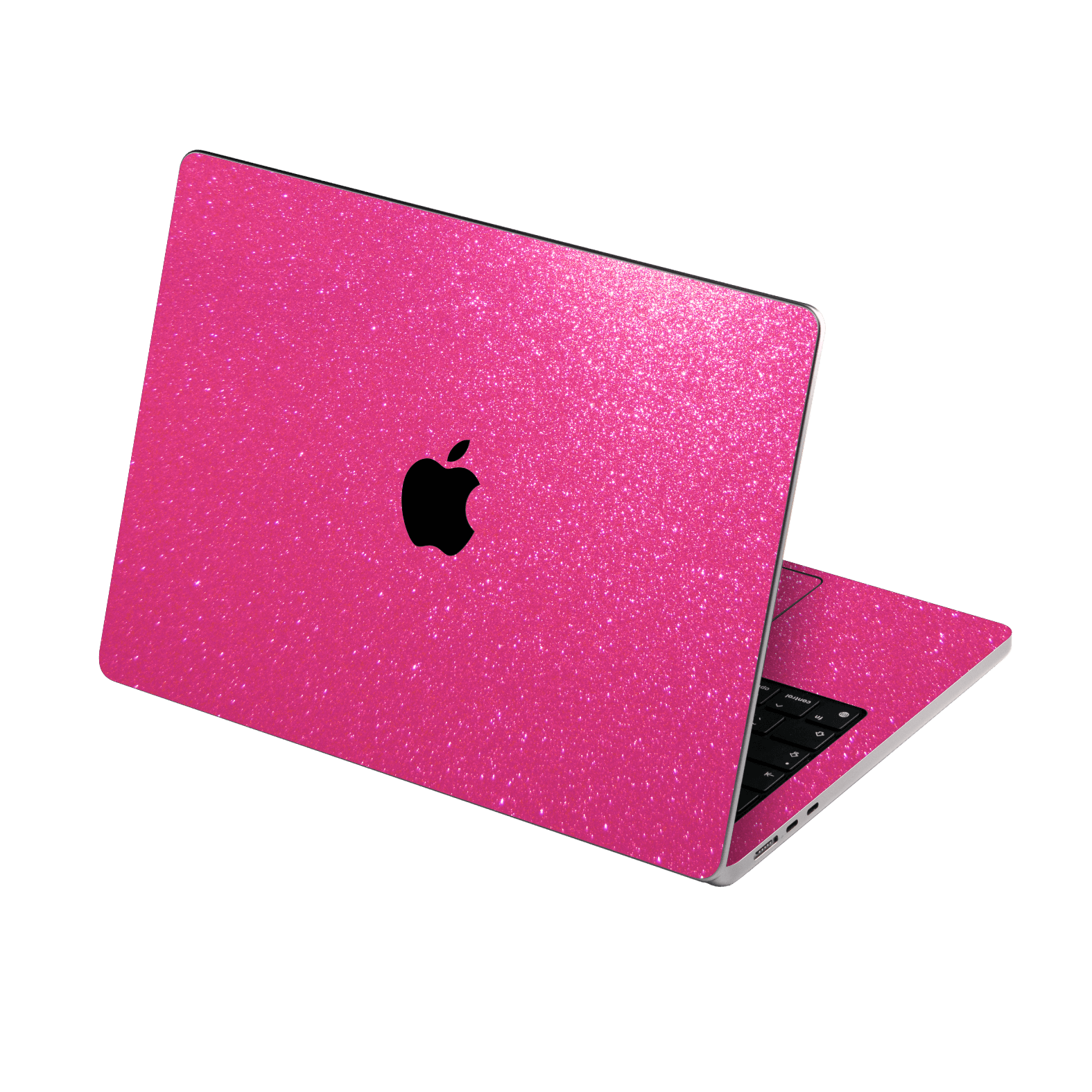 MacBook Air 15" (2023) Diamond Magenta Candy Shimmering Sparkling Glitter Skin Wrap Sticker Decal Cover Protector by EasySkinz | EasySkinz.com