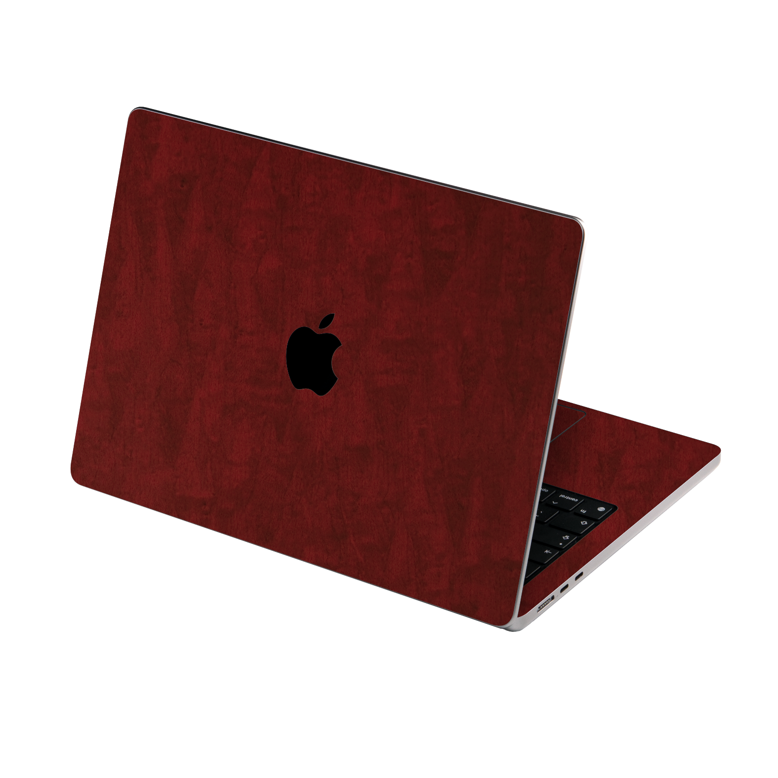 MacBook AIR 13.6" (2025, M4) LUXURIA Scarlet Satin Wood Skin - Qskinz™