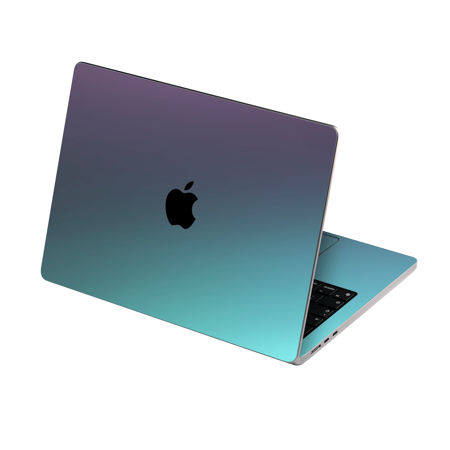 MacBook AIR 13" (2026, M5) Chameleon Turquoise-Lavender Lilac Colour-changing Metallic Skin Wrap Sticker Decal Cover Protector by QSKINZ | qskinz.com