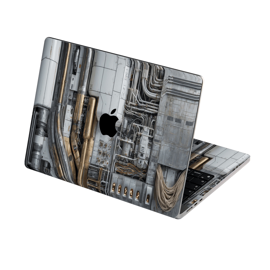 MacBook AIR 13" (2026, M5) Custom Printed SIGNATURE “Industrial Metal Pipes” Skin Wrap Sticker Decal Cover Protector by QSKINZ | QSKINZ.COM