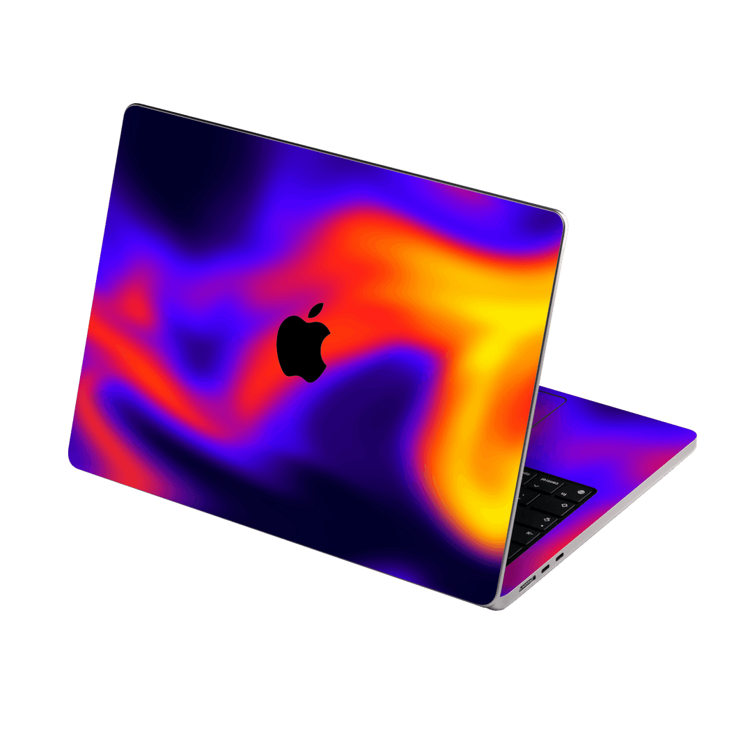 MacBook AIR 13" (2026, M5) Print Printed Custom SIGNATURE Infrablaze Infrared Thermal Neon Skin Wrap Sticker Decal Cover Protector by QSKINZ | QSKINZ.COM