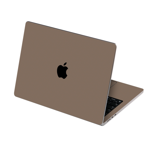 MacBook Air 15" (2025, M4) Soft-Touch Matte StealthMatte Mocha Taupe Neutral Skin Wrap Sticker Decal Cover Protector by QSKINZ | qskinz.com