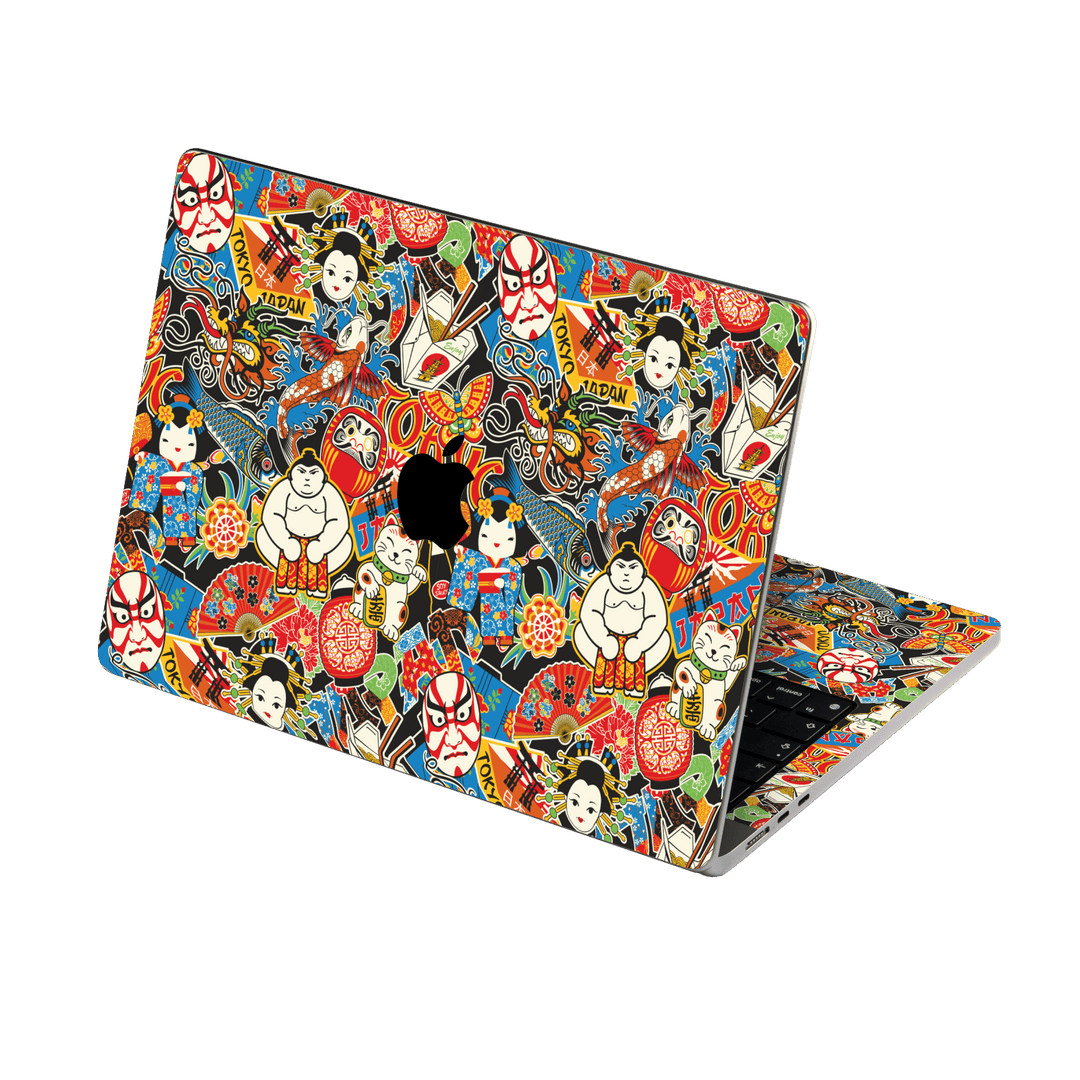 MacBook Air 15" (2026, M5) Custom Printed SIGNATURE “Manga Tokyo Maneki” Japanese Art Skin Wrap Sticker Decal Cover Protector by QSKINZ | QSKINZ.COM