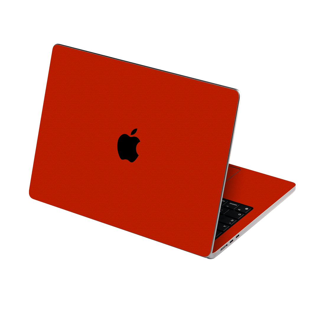 MacBook Air 15" (2026, M5) Luxuria Red Cherry Juice Matt 3D Textured Skin Wrap Sticker Decal Cover Protector by QSKINZ | qskinz.com