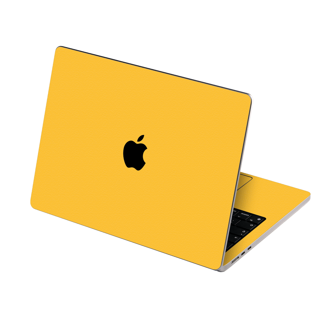 MacBook Air 15" (2026, M5) Luxuria Tuscany Yellow Matt 3D Textured Skin Wrap Sticker Decal Cover Protector by QSKINZ | qskinz.com