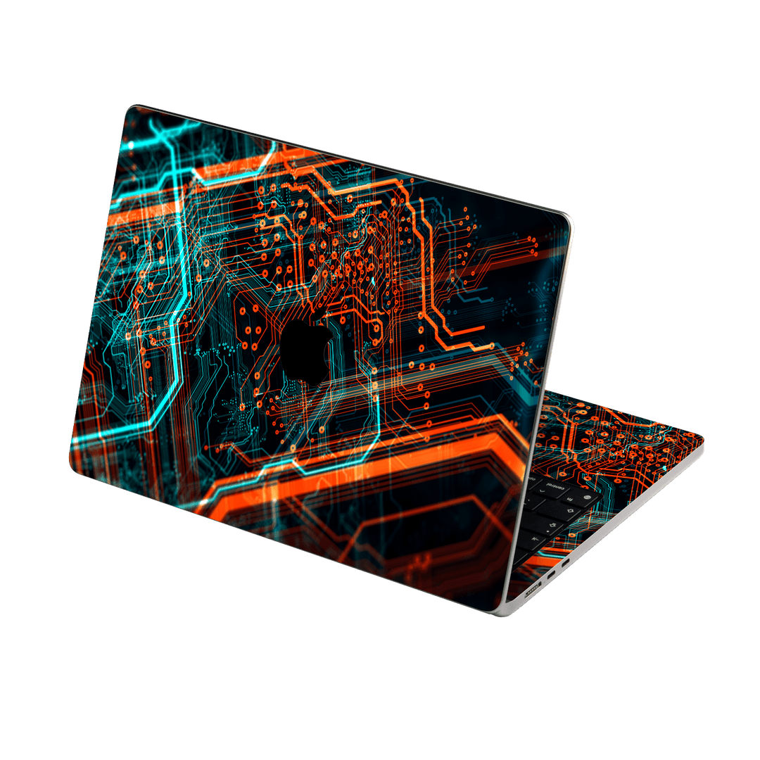 MacBook NEO Print Printed Custom SIGNATURE NEON PCB Board Skin Wrap Sticker Decal Cover Protector by QSKINZ | qskinz.com